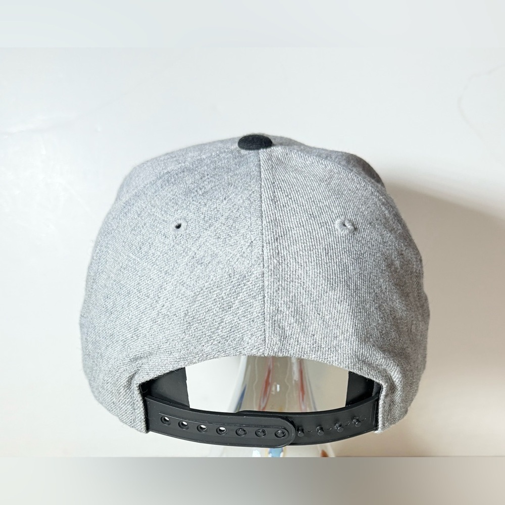 Brixton Light Gray and Black Logo Cap - Picture 4 of 6